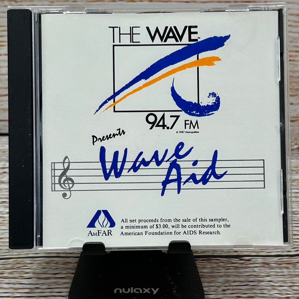 The Wave 94.7 FM Presents Wave Aid AmFAR‎ Benefit CD 1987 KTWV01-1 Suzanne Vega